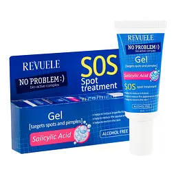 Гель із саліциловою кислотою від прищів Revuele No Problem SOS Spot Treatment Gel with Salicylic Acid 25 мл - мініатюра 2