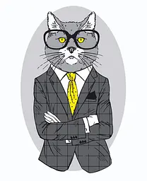 Картина за номерами Rosa Start Fashion Cat 35х45 см (4823098514275)
