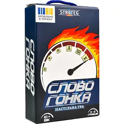 Настільна гра Strateg Словогонка українською мовою (30824)