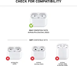 Чохол UAG для AirPods Pro (Gen 2, 2022), Civilian, Olive Drab teh0019365 - мініатюра 3