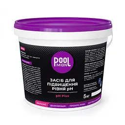 Засіб для підвищення pH у басейні POOLMAN PH PLUS 5 кг для підтримки правильного pH води