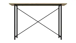 Стіл письмовий Line Лайт Ferrum-decor 750x1200x500 Чорний метал ДСП Дуб Сонома 16 мм (FRD-104853) - мініатюра 7