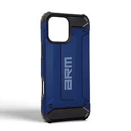 Чехол для Apple iPhone 16 Pro Max, Panzer, синий, противоударный, бронированный, милитари, панель-накладка, защита всего корпуса, защита дисплея и камеры, термополиуретан (TPU) + поликарбонат (PC), ArmorStandart (ARM79549) - мініатюра 2