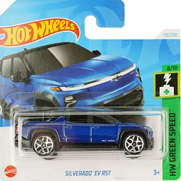 Базовая машинка Hot Wheels HW Green Speed Silverado EV RST синяя (5785)