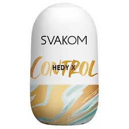Мастурбатор-яйце Svakom Hedy X Control, 9х5 см (жовтий)