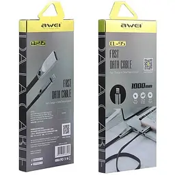 Кабель Awei CL-95 Lightning cable 1m White - мініатюра 2
