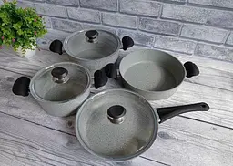 Набір посуду O.M.S. Collection 3105 Grey 7 предметів - мініатюра 6