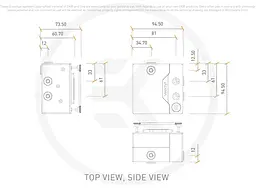 Водоблок EKWB EK-Quantum Velocity² DDC 4.2 PWM D-RGB - 1700 Nickel + Plexi - мініатюра 3