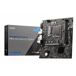 Материнська плата MSI Pro H610M-G DDR4 Socket 1700 - мініатюра 4
