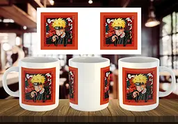 Чашка "Naruto art" 330 мл Синя