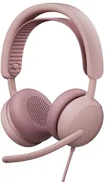 Навушники Logitech Zone Wired 2 USB Rose (981-001620)