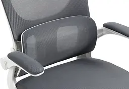 Офісне крісло GT Racer X-5728, біло-сіре (X-5728 White/Gray) - мініатюра 5