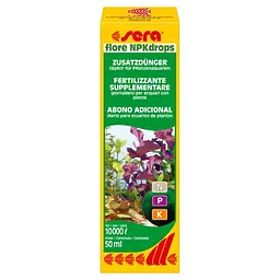 Рідке добриво для рослин Sera Flore NPKdrops на 10 000 л 50 мл 03209