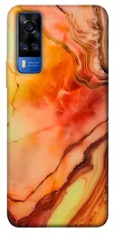 Чохол Demsky Червоний корал мармур для Vivo Y51a
