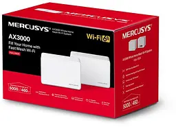 WiFi Mesh система Mercusys Halo H80X 2-pack - мініатюра 6