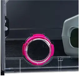 Модульна клітка для хом'яків та мишей Ferplast Multipla Hamster з аксесуарами чорна 72.5x37.5x42 см 57007217 - мініатюра 11