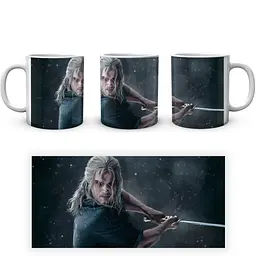 Кухоль GeekLand The Witcher Відьмак Геральт TW 002.020 330 мл білий - мініатюра 4