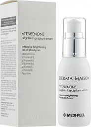Мультивітамінна освітлювальна сироватка з ідебеноном 50 мл Medi Peel Derma Maison Vitabenone Brightening Capture Serum