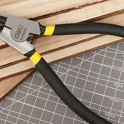 Зовнішні вигнуті плоскогубці для стопорних кілець 7" 170 мм EDL104307 - мініатюра 5