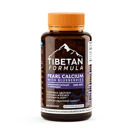 Перлинний кальцій Tibetan Formula з чорницею 360 таблеток