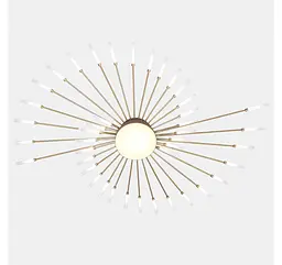 Світлодіодна люстра стельова Artlight 6472/42GD, 23 Вт, сатинове золото - мініатюра 3