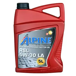 Автомобільна моторна олива Alpine RSL 5W-30 LA 5л