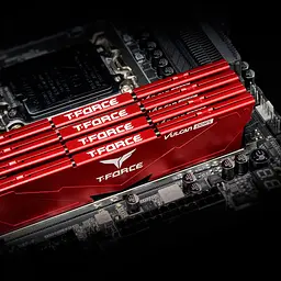Модуль пам'яті Team DDR5 32Gb (2x16) T-Force Vulcan 6400MHz Red (FLRD532G6400HC40BDC01) - мініатюра 6