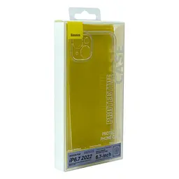 Чохол ультратонка панель-накладка Baseus Simple Series Apple iPhone 14 Pro ARAJ000702 Transparent - мініатюра 2