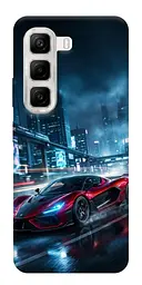 TPU чохол Demsky Red sport car для Infinix Hot 50 4G