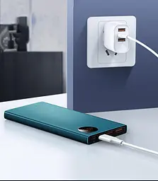 Акумулятор зовнішній Baseus Adaman Metal Digital Display Quick Charge 10000mAh 22.5W - мініатюра 6