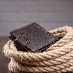Чоловічий шкіряний гаманець Vintage 9,5х11х2 см acs0015162 - мініатюра 4