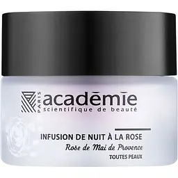 Нічний крем Academie Night Infusion Rose Cream Трояндова інфузія 30 мл (3145071615054) - мініатюра 3