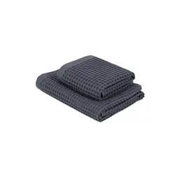 Рушник Lotus Home - Waffle antrasit антрацит 70x140 - мініатюра 8