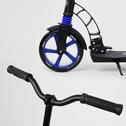 Самокат Best Scooter 85х16х36 см Чорно-синій 000231514 - мініатюра 5