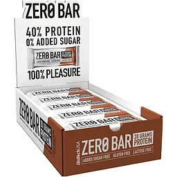 Уцінка. Набір батончиків BiotechUSA Zero Bar Double Chocolate (20 шт. x 50 г) 