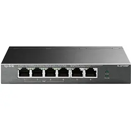 Комутатор TL-SF1006P 6x1FE (4xPoE), 67Вт, Некерований TP-Link teh0018152