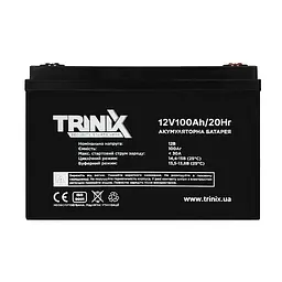 Trinix 12V100Ah/20Hr AGM Акумуляторна батарея 12В 100Аг свинцево-кислотна (44-00047) - мініатюра 6