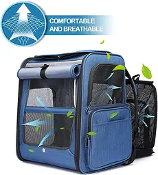 Рюкзак-переноска для домашніх тварин Voyager Pet LVT24015 - мініатюра 2
