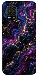 TPU чехол Demsky Purple space marble для Xiaomi Mi 10 Lite