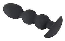 Силиконовий анальний затор Black Velvets Heavy Beads Orion 42-05330250000 86917