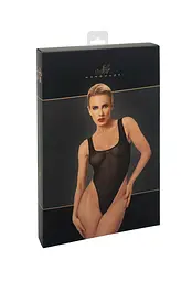 Боді Noir Handmade F322 Paparazzi, XXL, прозоре, низ стрінги, високі вирізи - мініатюра 9