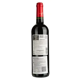 Вино Chateau Pierron Bordeaux AOC червоне сухе 0.75 л - мініатюра 2
