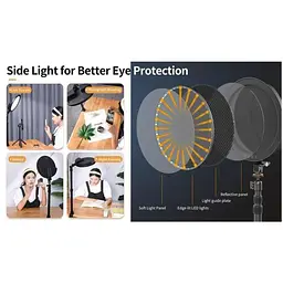 Відеосвітло Ulanzi Vijim 10inch StreaXiaoming Key Light UV-2591 K13 Black - мініатюра 5