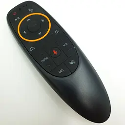 Універсальний пульт для Smart TV Android приставок пульт із голосовим введенням Air Mouse чорний - мініатюра 2