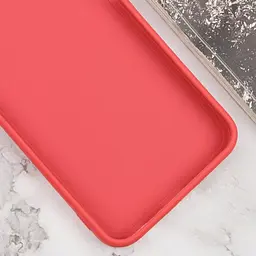 Силіконовий чохол Candy Full Camera для Samsung Galaxy A55 Червоний / Camellia - мініатюра 3