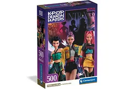 Пазл Clementoni Героїні мультфільму K-Pop Мисливці на демонів, Netflix (Kpop Demon Hunters Puzzle - 500 pcs.), 500 ел. (35626)