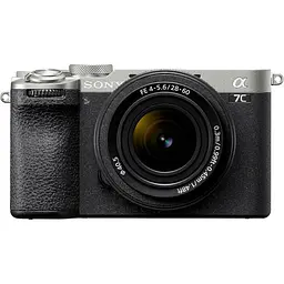Бездзеркальний фотоапарат Sony Alpha A7C II Kit FE f/4-5.6 28-60mm Silver (ILCE7CM2LS) [132926]