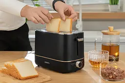 Тостер Ardesto T-F420B 800 Вт пластик 2 слоти чорний - мініатюра 3