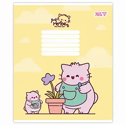 Набір зошитів Yes Pembe the cat 18 аркушів у клітинку 25 шт. (769090) - мініатюра 5