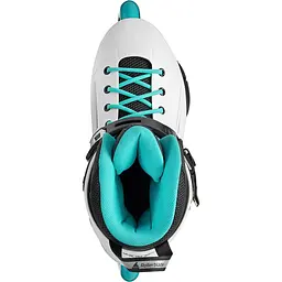 Ролики жіночі Rollerblad Lightning Women 240 Білий-Блакитний - мініатюра 3